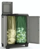 Шафа Keter Kis Cabinet Planet Grey and Black 68 х 39 х 92 см для сортування сміття (246640) - изображение 2