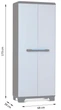 Шафа Keter Kis Linear Multipurpose сіра-чорна пластикова багатофункціональна (242872) - зображення 4