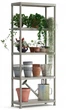Стелаж пластиковий Keter Kis Planet Shelf 75x32 см на 5 полиць сірий (246642) - изображение 2