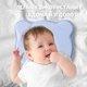 Подушка ортопедическая Papaella BabyComfort 27x22x3 см с эффектом памяти в форме мишки голубая (4820227288700) - изображение 3