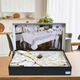 Скатерть Selin Elmas Set 160×350 см+12 кремовых салфеток - изображение 1