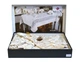 Скатерть Selin Elmas Set 160×350 см+12 кремовых салфеток - изображение 2