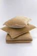 Покрывало с наволочкой Merinos Modern Line 150×220 см горчичный - изображение 2