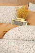 Постільна білизна Cotton Box Petite Posy Bej ранфорс євро - зображення 2