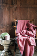 Жаккардовый плед-покрывало Issimo Maia 170×230 см Fusya - изображение 1