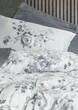 Постільна білизна євро розмір Cotton Box Lux Satin Moale Gri - зображення 2