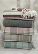 Хлопковый плед Aksu 180×220 см Cozy Life Inka Gulkurusu - изображение 5