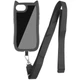 Чохол TPU GETMAN Cat with straps для Apple iPhone 16e (6.1") Black - изображение 1