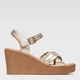 Женские босоножки Clara Barson Patty WS202-01 5904862766867 40 25.2 см Золотистые (5904862766942) - изображение 1