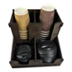 Кавовий органайзер Wnine 2X Barista Coffee Organizer для стаканів і кришок (відділення 90 мм і 100 мм) - зображення 2