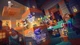 Дерев'яний фігурний пазл Minecraft (Майнкрафт) геймерський 3, А2, Дерев'яна коробка 300+ елементів - зображення 1