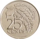 Монета Тринидад и Тобаго 25 центов 2007 UNC (KM#32) - изображение 1