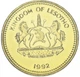 Монета Лесото 1 сенте 1992 UNC - изображение 2