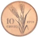 Монета Туреччина 10 куруш 1971 F-VF - зображення 1