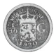Монета Нідерландська Індія 1/10 гульдена 1920 F–VF (Ag 720, 1,25 грама) - зображення 1