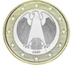 Монета Германия 1 евро 2002 Биметалл AU-UNC J - изображение 1