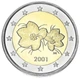 Монета Финляндия 2 евро 2001 Биметалл UNC - изображение 1