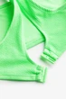 Верхня частина купальника в рубчик для дівчинки H&M 1123276-003 134-140 см (8-10 years) салатовий - зображення 2