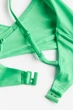 Верхняя часть купальника с вырезами по бокам для девочки H&M 1147387-7 158-164 см (12-14 years) Зеленый - изображение 2