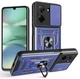 Чехол Camshield c кольцом-подставкой на Poco C71 / dark blue - изображение 1