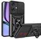 Чехол Camshield c кольцом-подставкой на Realme Note 60 (RMX3933) / black - изображение 1