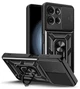 Чохол Camshield з кільцем-підставкою на Motorola G75 (5G) / black - зображення 1