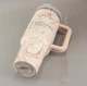 Термос термокружка Stanley Quencher H2.0 Tumbler из нержавеющей стали 1,18 л Cream Marble KT6007808 - изображение 5