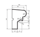 Подоконник фасадный Prestige Decor DC 105 2000 мм - изображение 2