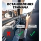Держатель для телефона в машину авто подставка под телефон на присоске крепление автомобильный автодержатель крепеж холдер раздвижной WALKER CX-011 черный крепления автодержатели подставки держатели для телефонов в машине на торпеду - изображение 8