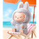 Детская мягкая игрушка сюрприз Лабубу Labubu плюшевая, игрушка брелок сюрприз антистресс аксессуар для сумки коллекция брелок для ключей портфеля для детей и взрослых 17 см - изображение 6