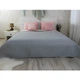 Покрывало двусторонее Руно 180x220 см - Велюр Pink and Grey ромб розовый (28049) - изображение 2
