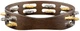 Тамбурін MEINL Vintage Wood Tambourine Dual Alloy Jingles 10" TA2VM-WB - изображение 4