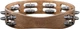 Тамбурін MEINL Traditional Wood Tambourine Stainless Steel Jingles Walnut Brown TA2WB - изображение 4