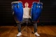 Конга MEINL Artist Series "Kachiro" Thompson Conga 11 3/4" Blue Wave WKT1134BW - изображение 4