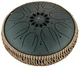 Глюкофон 10" хеппі драм MEINL Sonic Energy Medium Octave Steel Tongue Drum Dark Green F# Minor MOSTD4DG - изображение 1