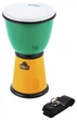 Джембе Nino Percussion ABS Djembe Green-Yellow 8" NINO18G/Y - изображение 3