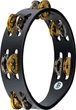 Тамбурін MEINL Compact Wood Tambourine Steel-Solid Brass Jingles Black CTA2M-BK - изображение 2