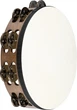 Тамбурін MEINL Headed Wood Traditional Goatskin Tambourine Stainless Steel Jingles TAH2WB - изображение 2