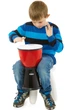 Джембе Nino Percussion ABS Djembe Red-Black 8" NINO18R/BK - изображение 2