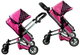 Wózek dla lalek Lean Toys Alice 2w1 - z funkcją pozycji leżącej i siedzącej (5902808158004) - obraz 8