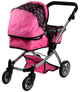 Wózek dla lalek Lean Toys Alice 2w1 - z funkcją pozycji leżącej i siedzącej (5902808158004) - obraz 2