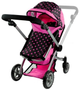 Wózek dla lalek Lean Toys Alice 2w1 - z funkcją pozycji leżącej i siedzącej (5902808158004) - obraz 4