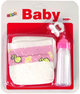Zestaw dla lalek Lean Toys Akcesoria + Smoczek + Butelka + Pieluchy (5905515352291) - obraz 1
