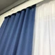 Готовые шторы Синие лен с шифоновым тюлем модные плотные портьеры для спальни и гостиной - изображение 5