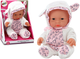 Пупс Lean Toys в одязі з шапочкою White 21 см (5905991005841) - зображення 2