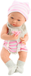 Пупс Lean Toys в одязі з шапочкою White/Pink 42 см (5905991015369) - зображення 4