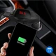 Автомобильный FM трансмиттер модулятор с LED-дисплеем и пультом HZ-H20BT Bluetooth MP3 AUX USB microSD/TF Hands Free Серый - изображение 8