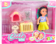 Mini laleczka Lean Toys z akcesoriami 12 cm (5905991056430) - obraz 1