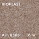 Рідкі шпалери Bioplast Арт. 8583, 1кг, 6 м², целюлозне волокно, бежевий (гірчичний) - зображення 1