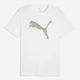 Футболка хлопковая длинная мужская Puma Graphics 68803002 M White с принтом (4069157702805) - изображение 4